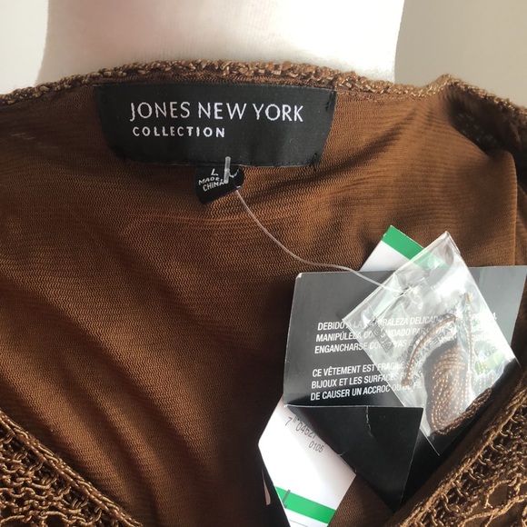 Jones New York Collection Crocheted Dress Sz. Lg - Picture 6 of 6